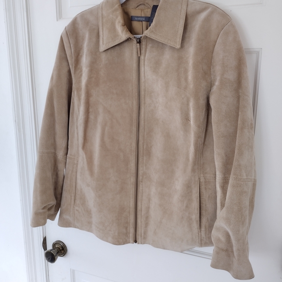 Liz Claiborne Tan Suede Jacket - Picture 9 of 14